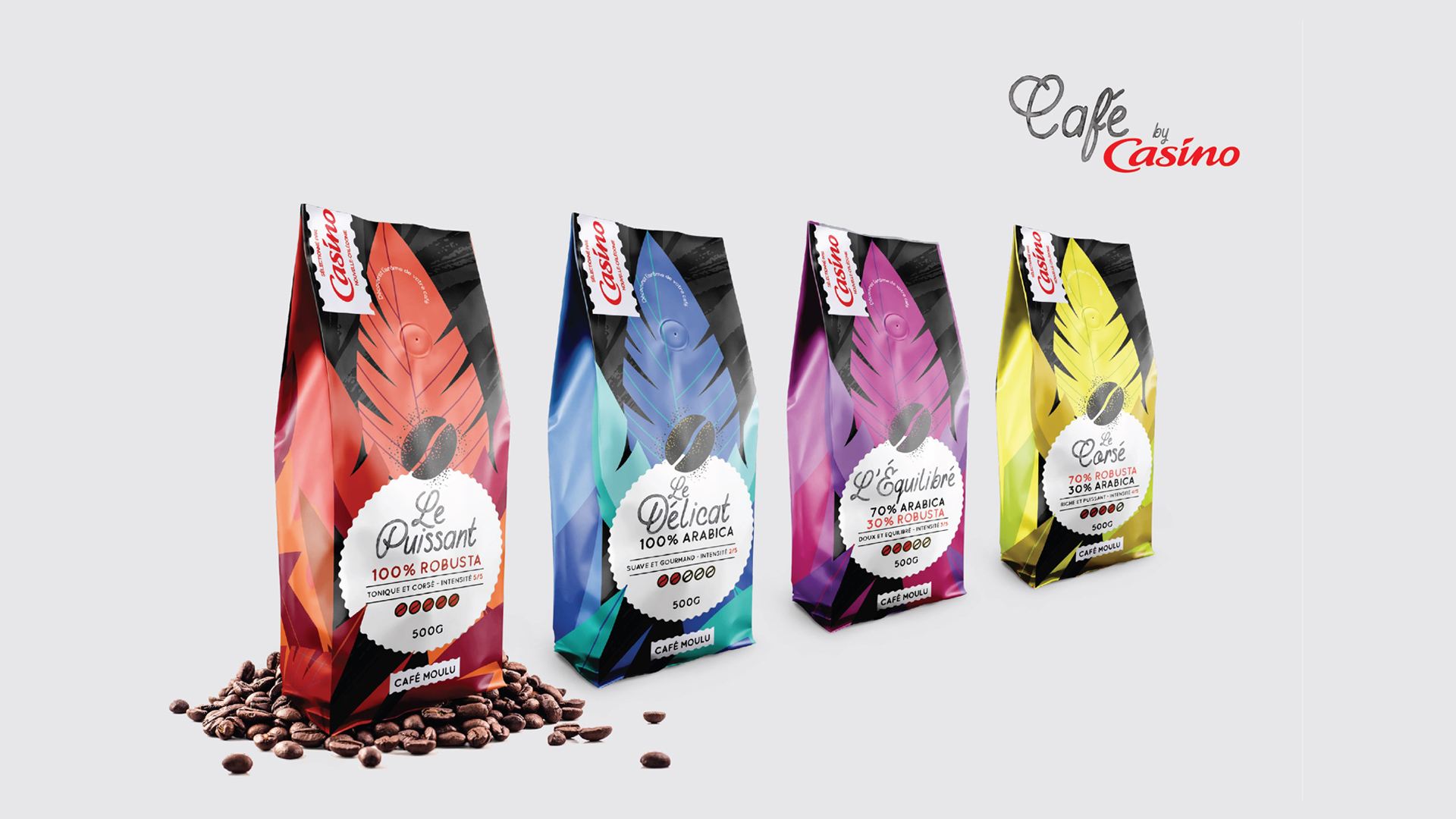 Refonte des packagings de Café – CASINO